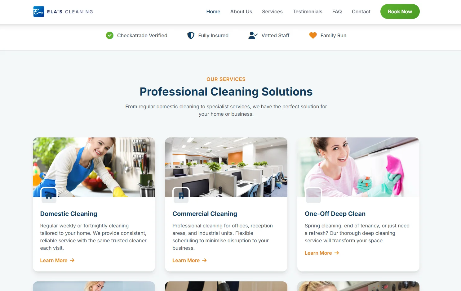 CleanPro - Cleaning Services Website Template thumbnail 2